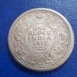 Home one rupee british india coin 1917