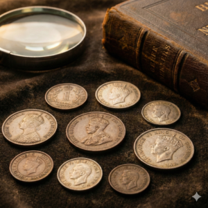 British Indian coins